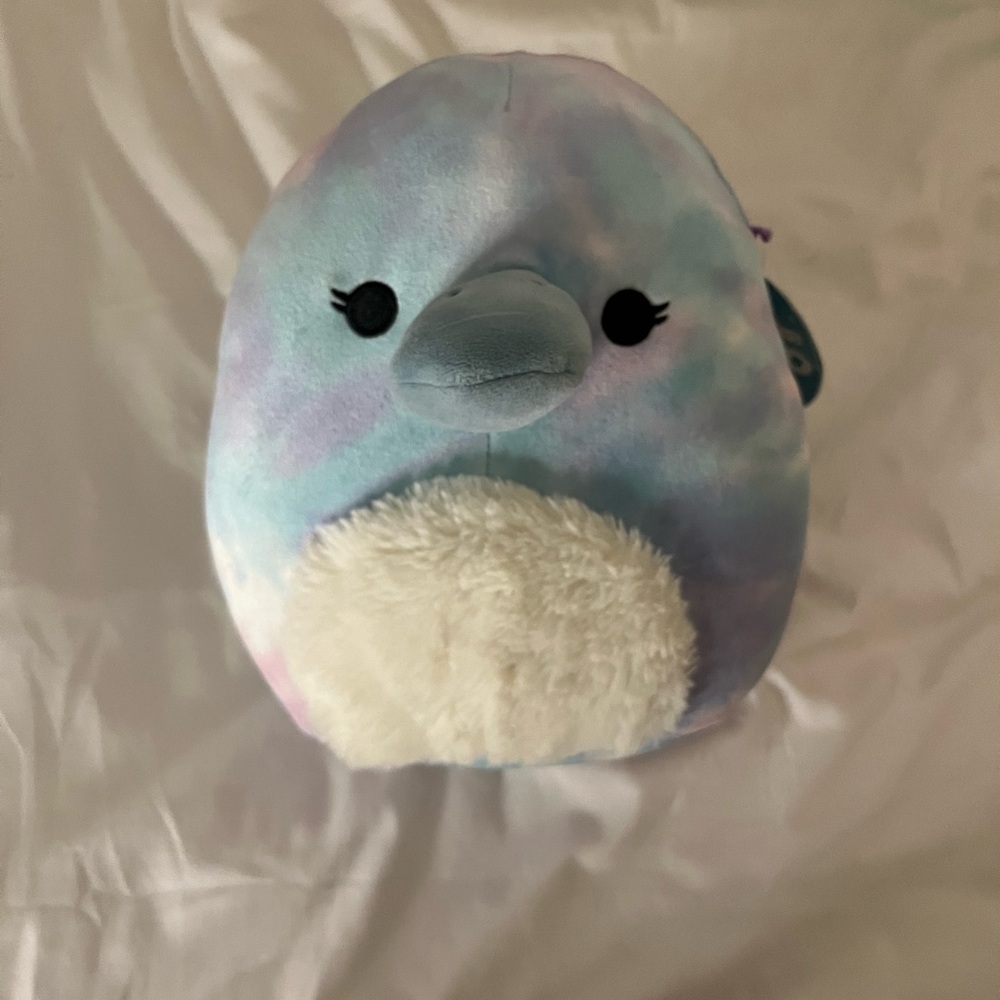 tye dye platypus squishmallow
